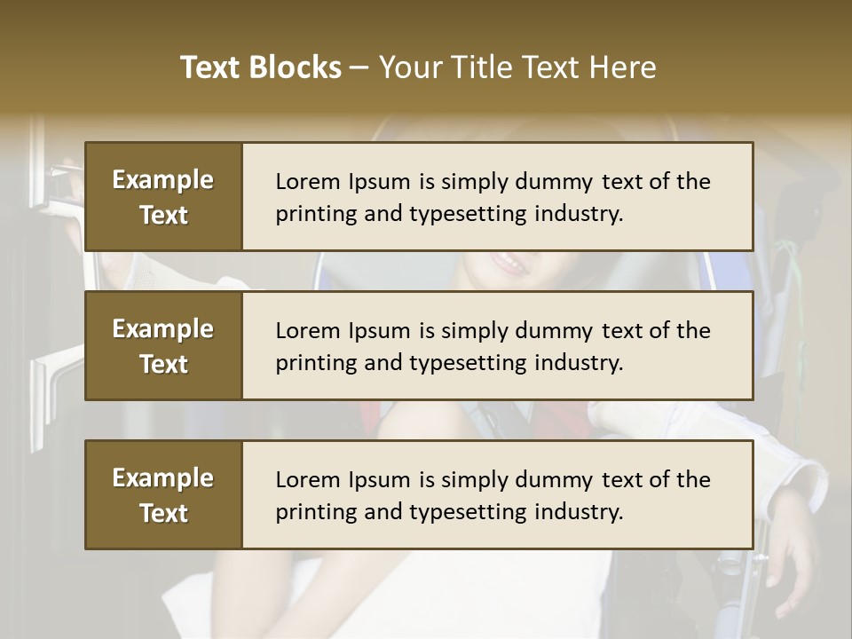 Thai Four Year Old Multiracial PowerPoint Template