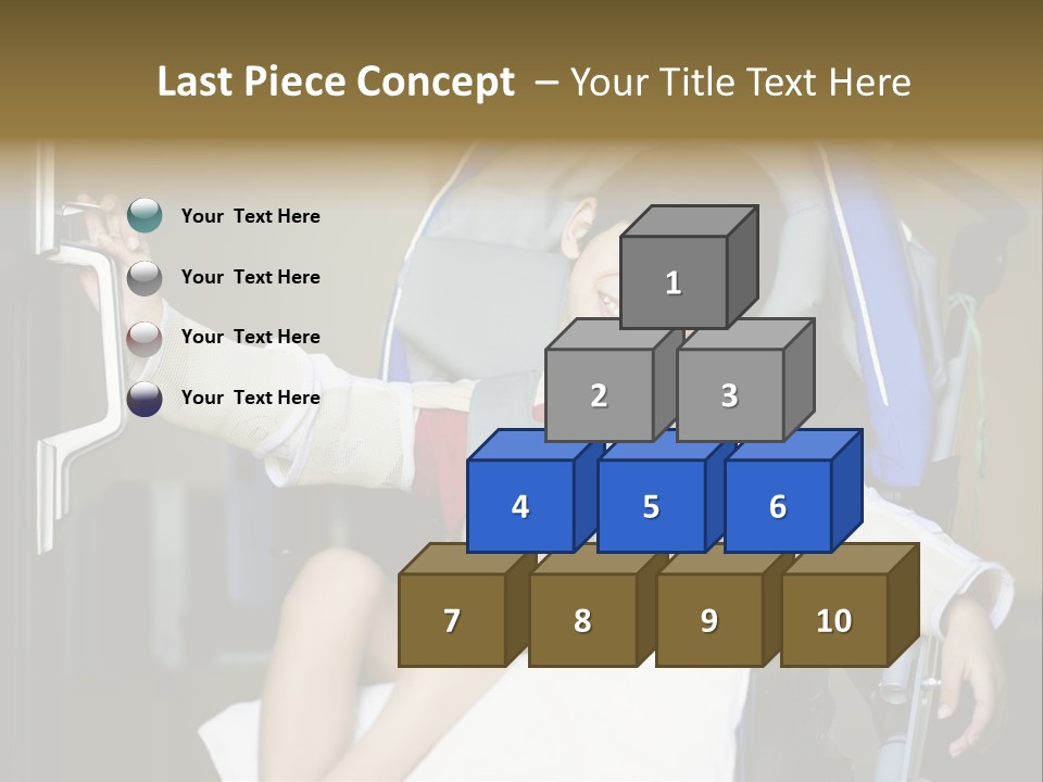 Thai Four Year Old Multiracial PowerPoint Template