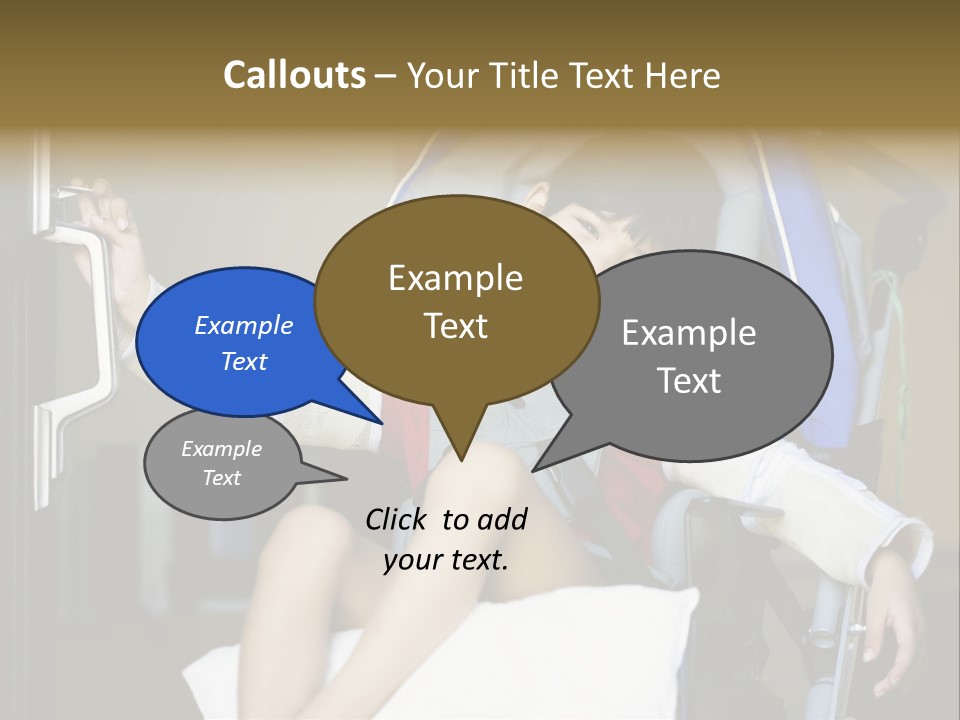 Thai Four Year Old Multiracial PowerPoint Template