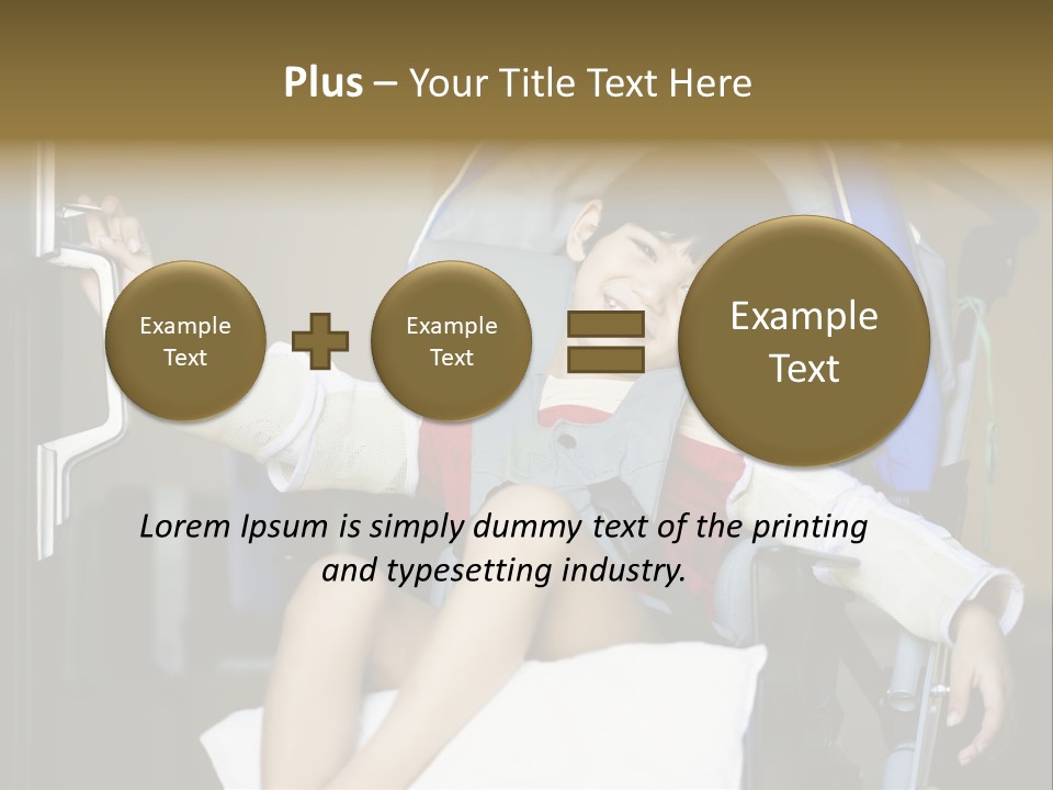 Thai Four Year Old Multiracial PowerPoint Template
