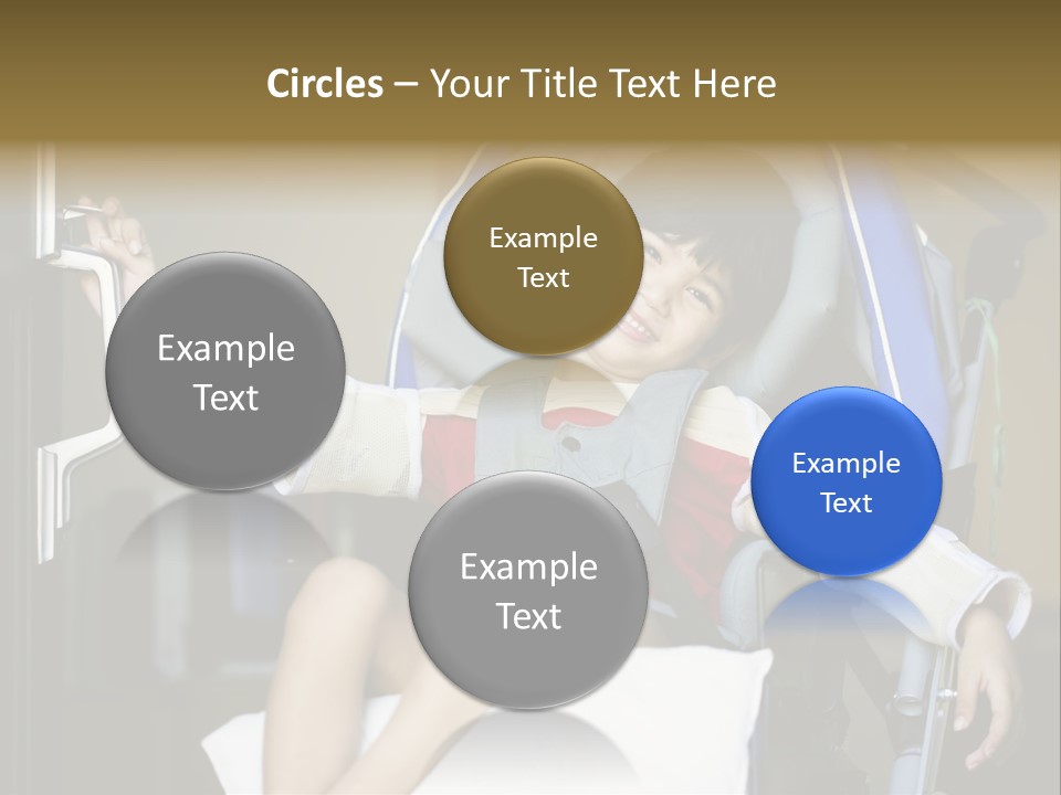 Thai Four Year Old Multiracial PowerPoint Template