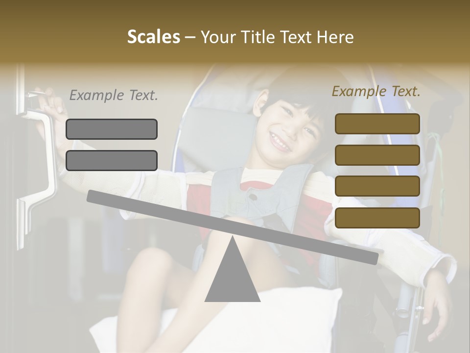 Thai Four Year Old Multiracial PowerPoint Template