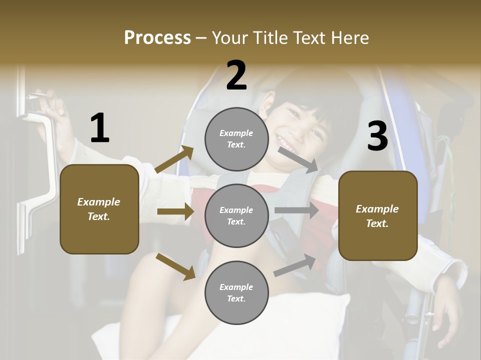 Thai Four Year Old Multiracial PowerPoint Template