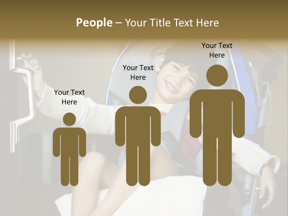 Thai Four Year Old Multiracial PowerPoint Template