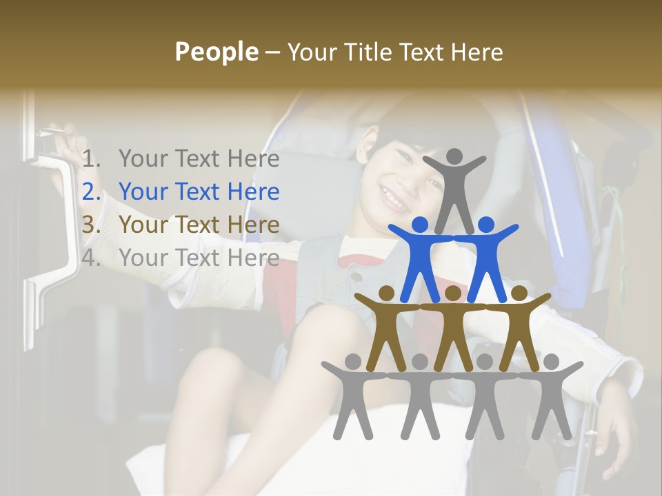 Thai Four Year Old Multiracial PowerPoint Template