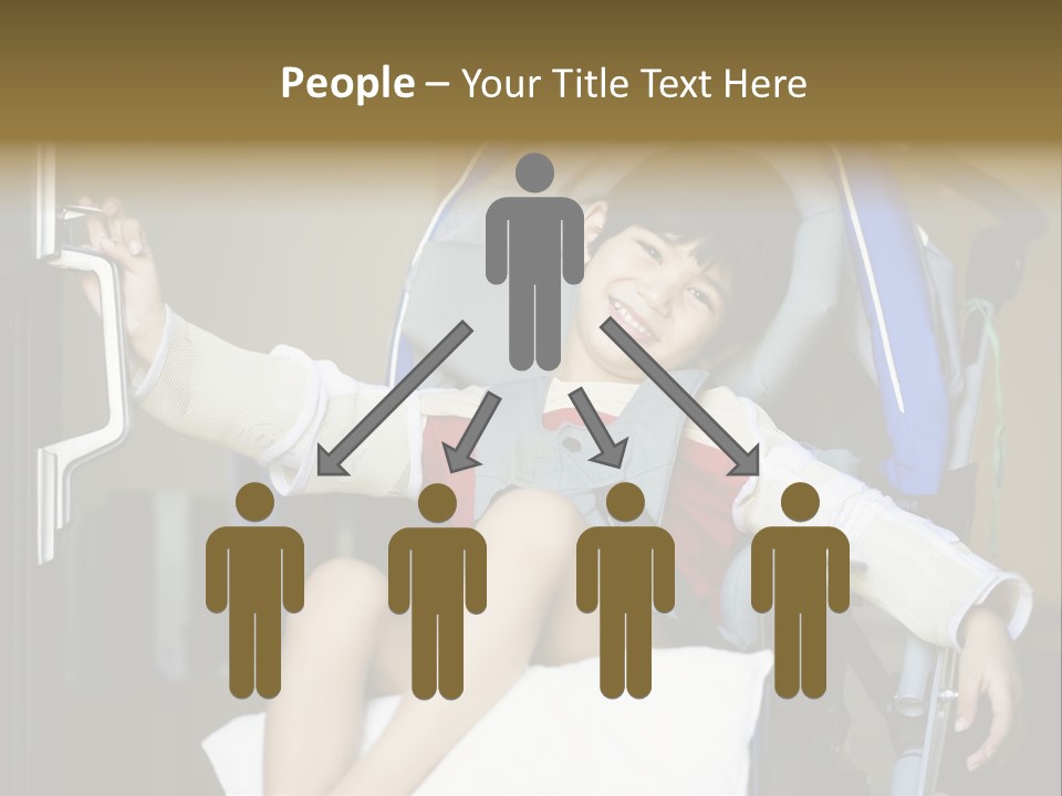 Thai Four Year Old Multiracial PowerPoint Template