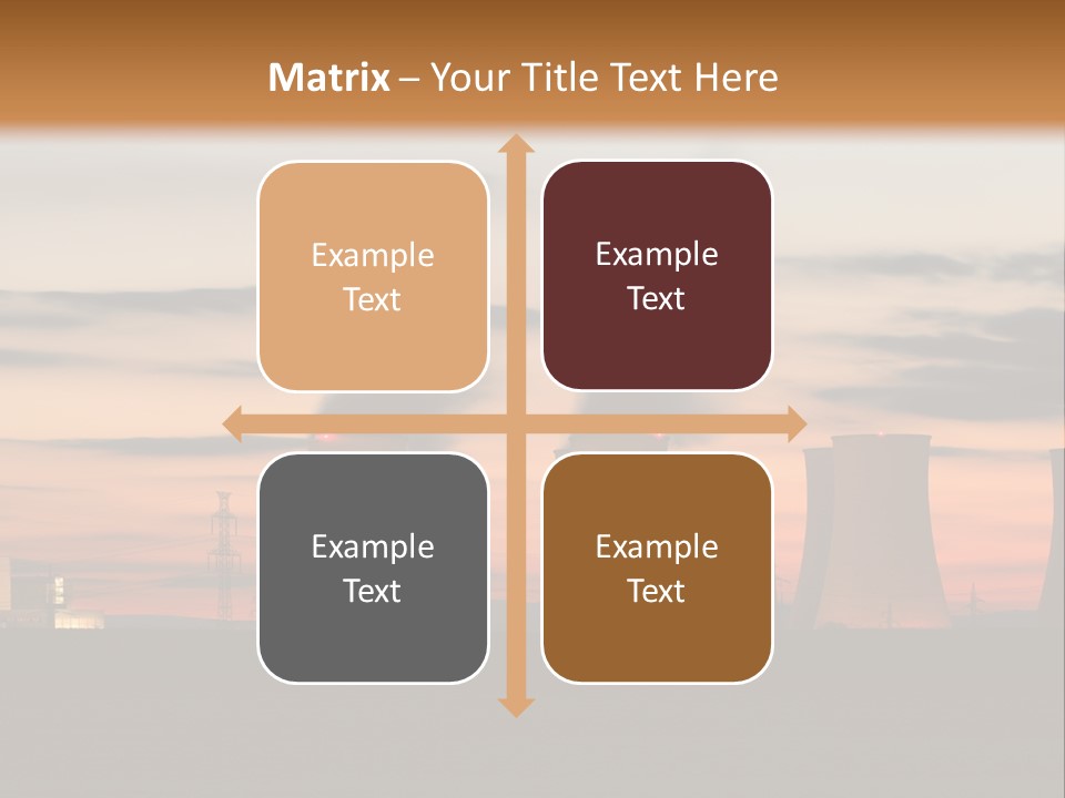 Tower Atmosphere Chimney PowerPoint Template