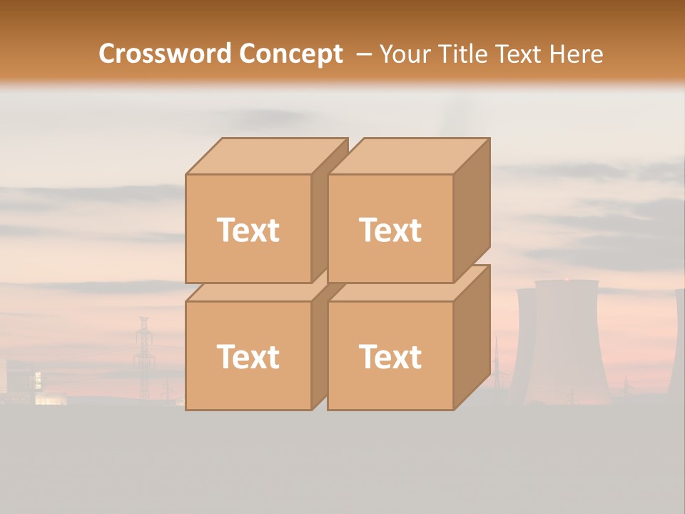 Tower Atmosphere Chimney PowerPoint Template