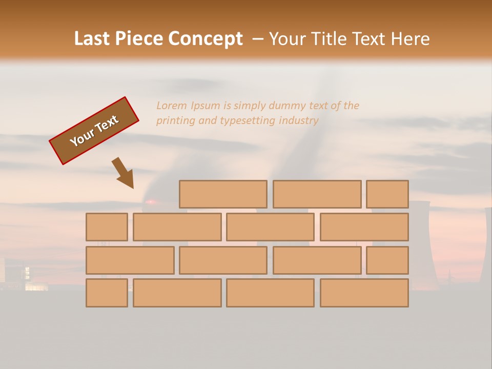 Tower Atmosphere Chimney PowerPoint Template