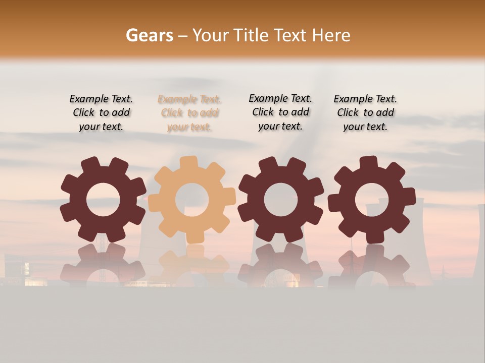 Tower Atmosphere Chimney PowerPoint Template