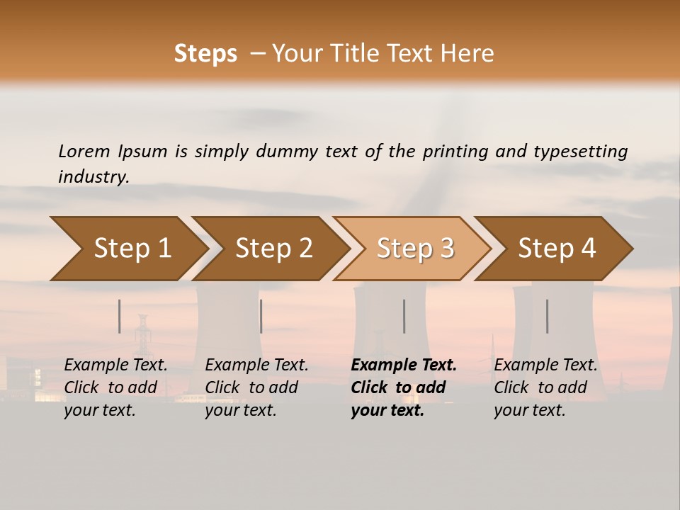 Tower Atmosphere Chimney PowerPoint Template