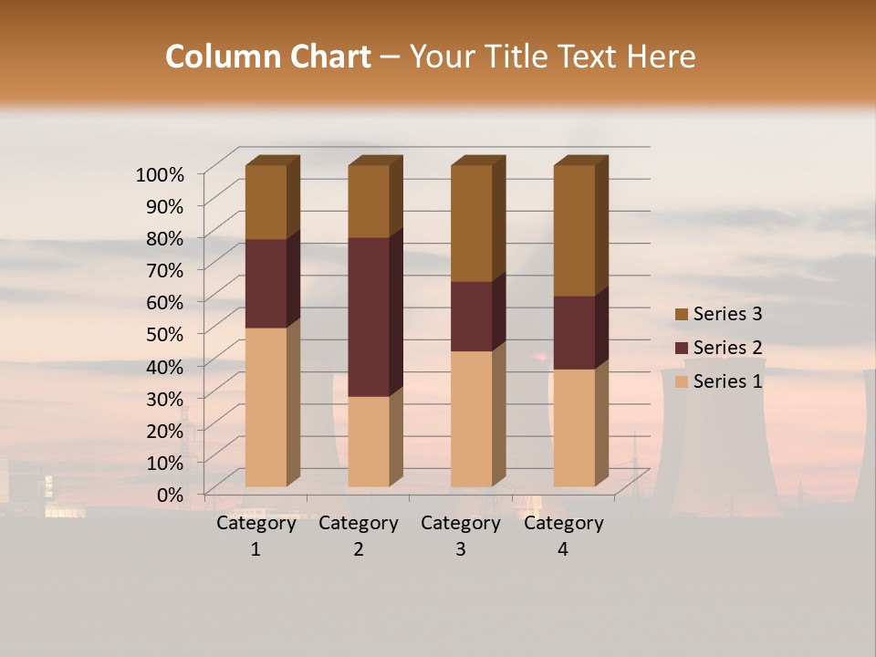 Tower Atmosphere Chimney PowerPoint Template