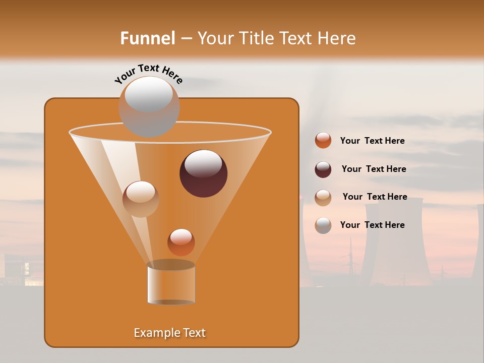 Tower Atmosphere Chimney PowerPoint Template