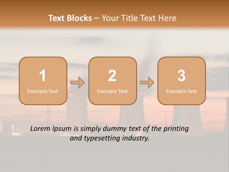 Tower Atmosphere Chimney PowerPoint Template