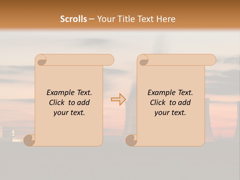 Tower Atmosphere Chimney PowerPoint Template