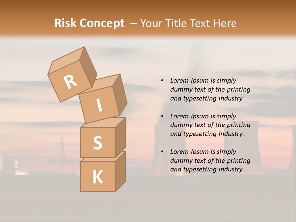 Tower Atmosphere Chimney PowerPoint Template