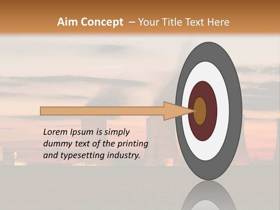 Tower Atmosphere Chimney PowerPoint Template