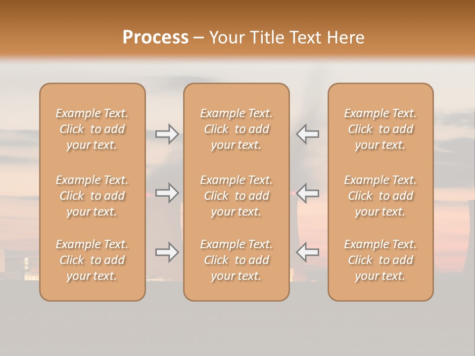 Tower Atmosphere Chimney PowerPoint Template
