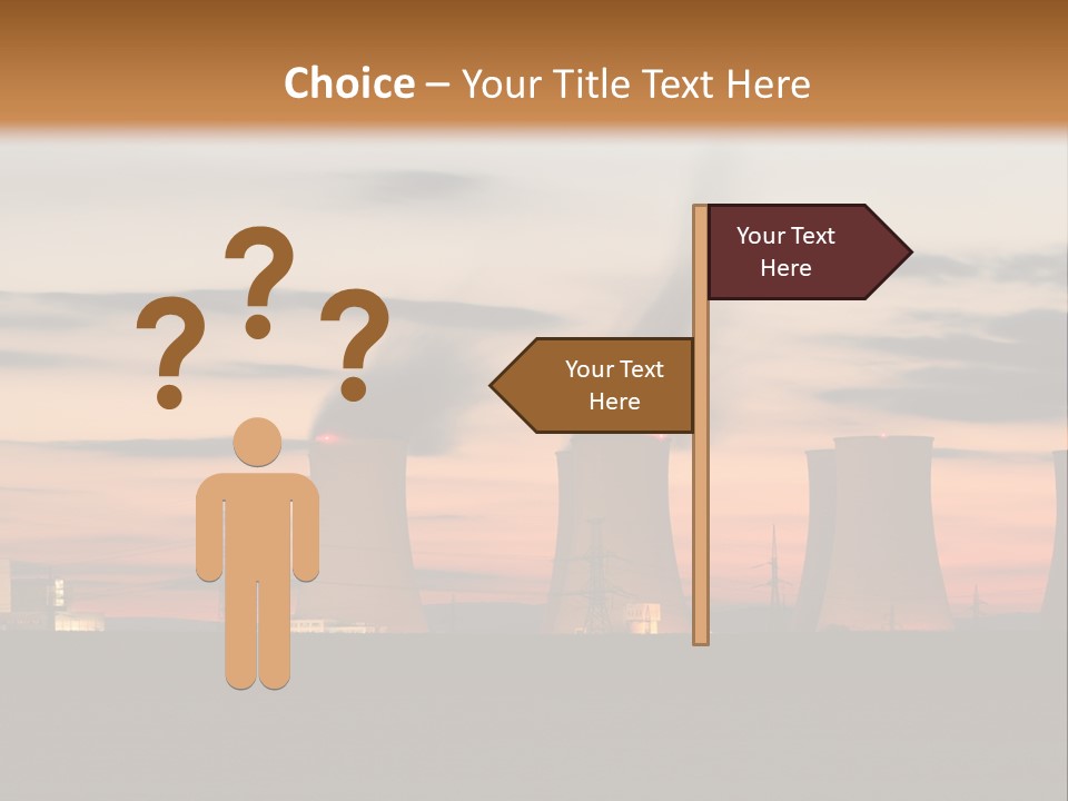 Tower Atmosphere Chimney PowerPoint Template