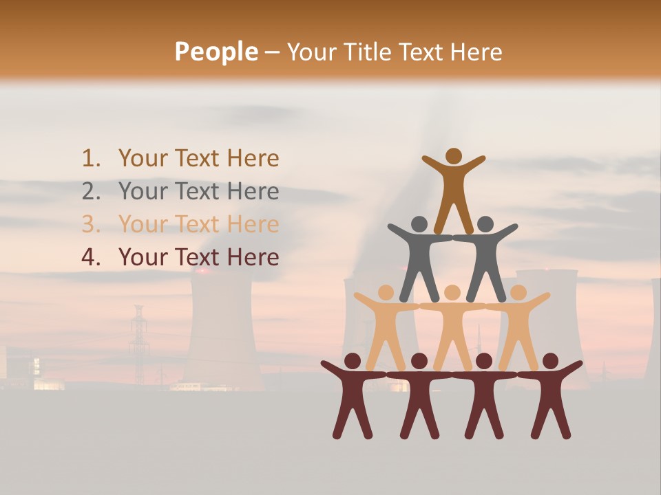 Tower Atmosphere Chimney PowerPoint Template