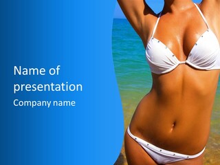 Sensual Hat Beautiful PowerPoint Template