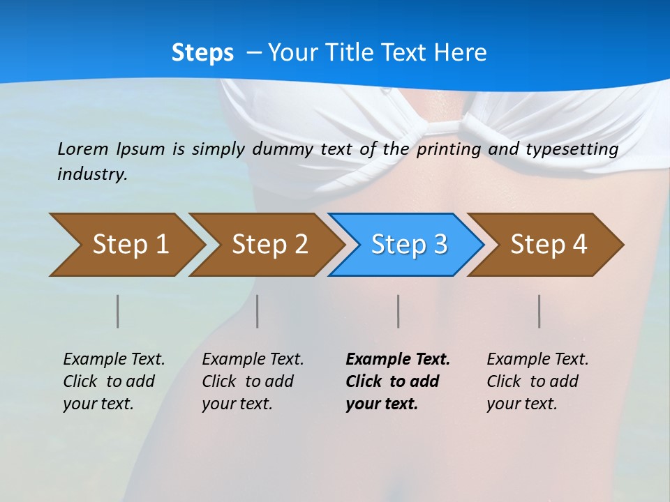 Sensual Hat Beautiful PowerPoint Template