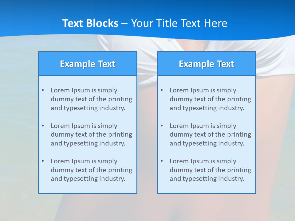 Sensual Hat Beautiful PowerPoint Template