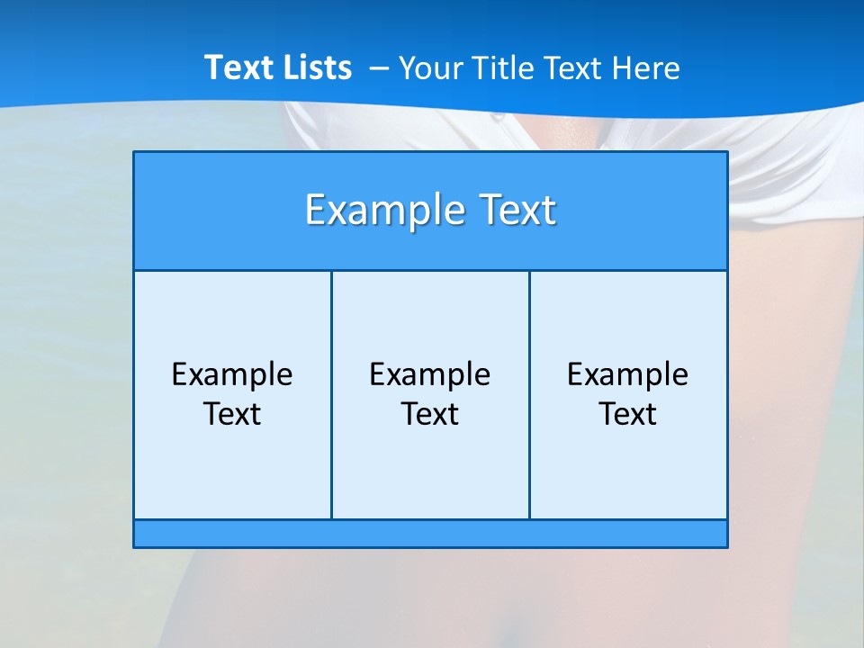 Sensual Hat Beautiful PowerPoint Template