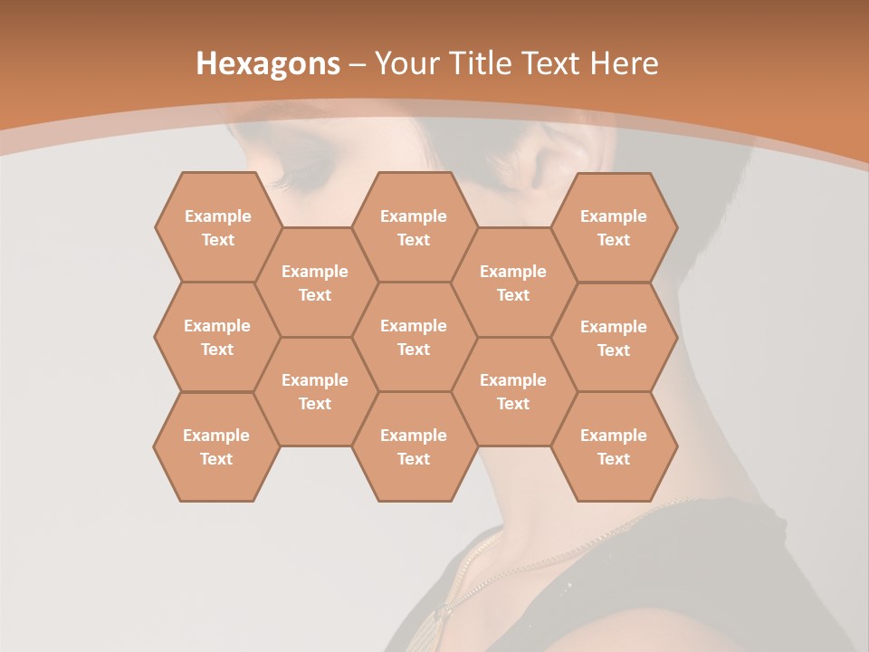 Portrait Short Smiling PowerPoint Template