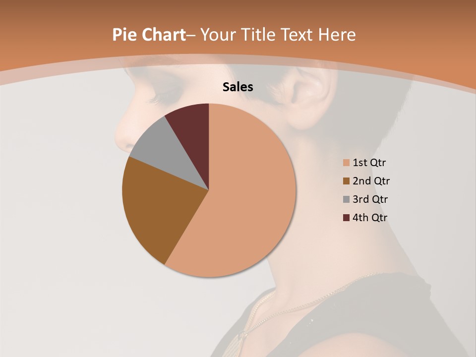 Portrait Short Smiling PowerPoint Template
