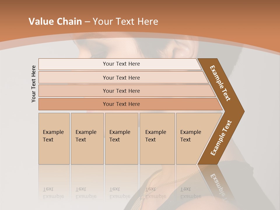 Portrait Short Smiling PowerPoint Template