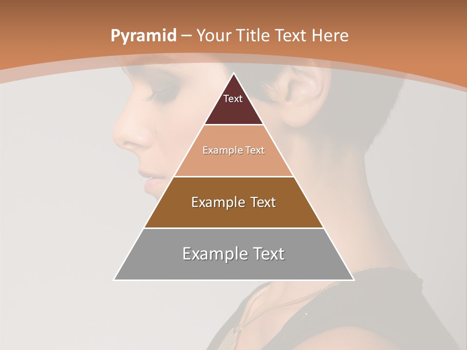 Portrait Short Smiling PowerPoint Template