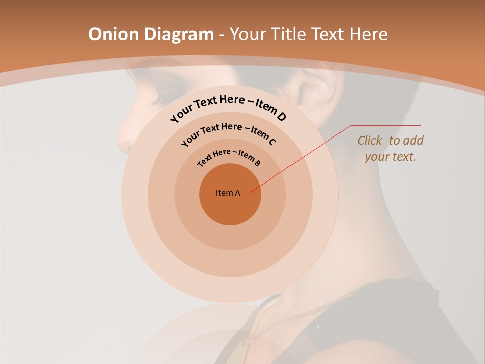 Portrait Short Smiling PowerPoint Template
