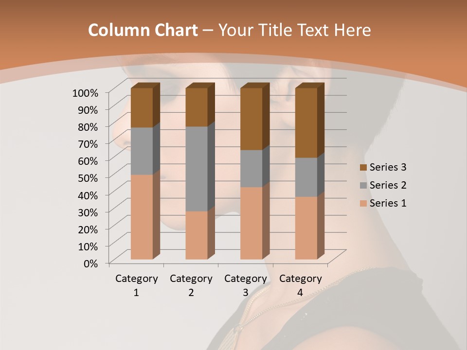 Portrait Short Smiling PowerPoint Template