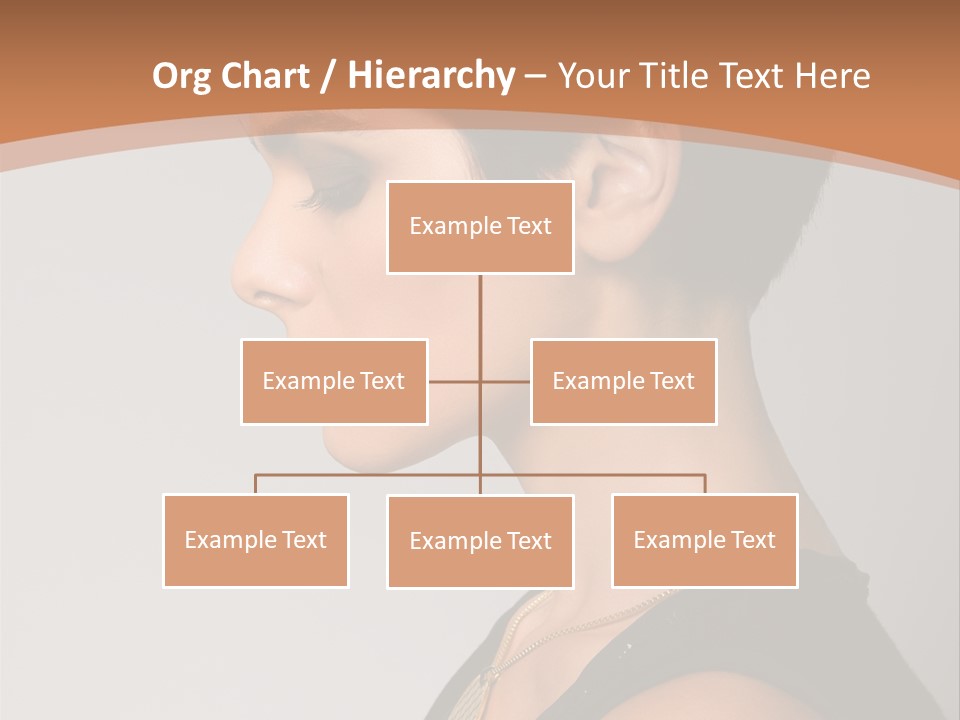 Portrait Short Smiling PowerPoint Template