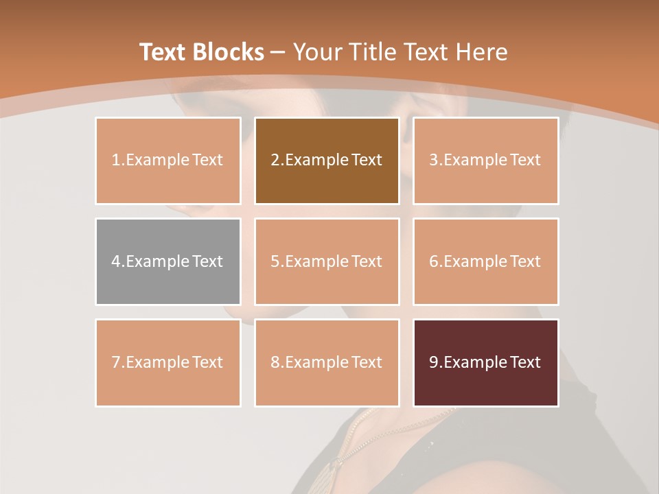 Portrait Short Smiling PowerPoint Template