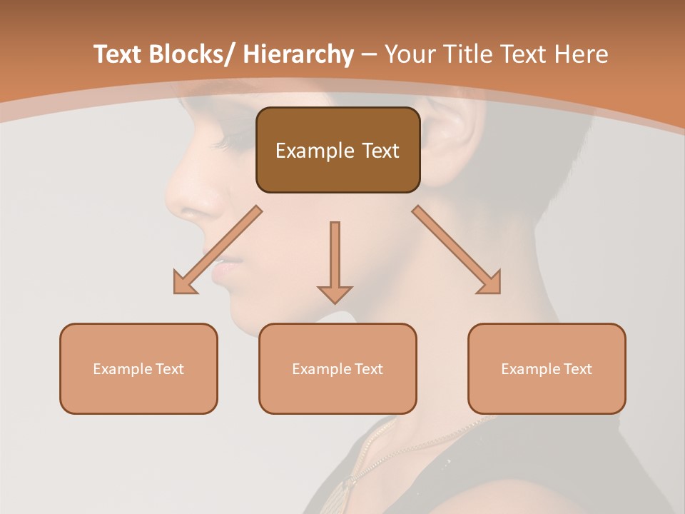 Portrait Short Smiling PowerPoint Template
