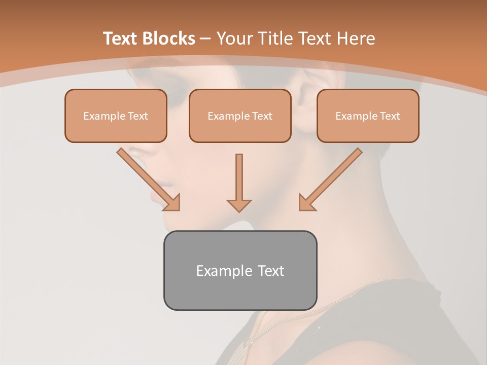 Portrait Short Smiling PowerPoint Template