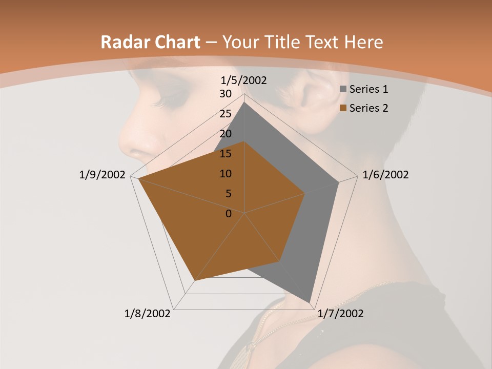 Portrait Short Smiling PowerPoint Template
