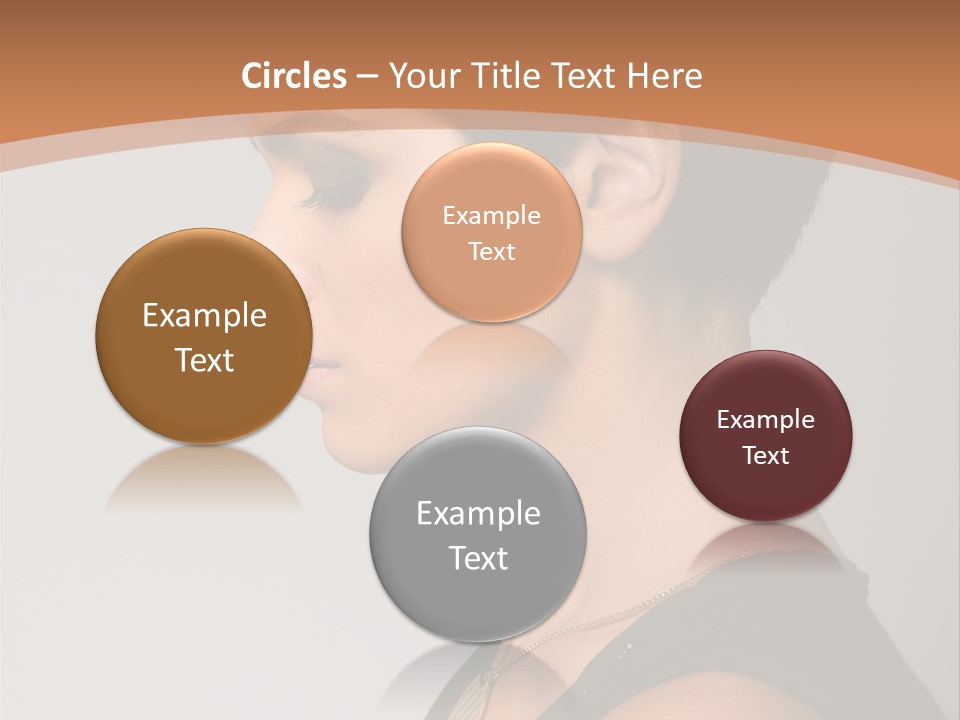 Portrait Short Smiling PowerPoint Template