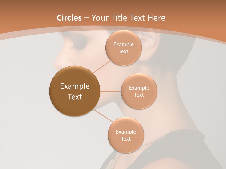 Portrait Short Smiling PowerPoint Template