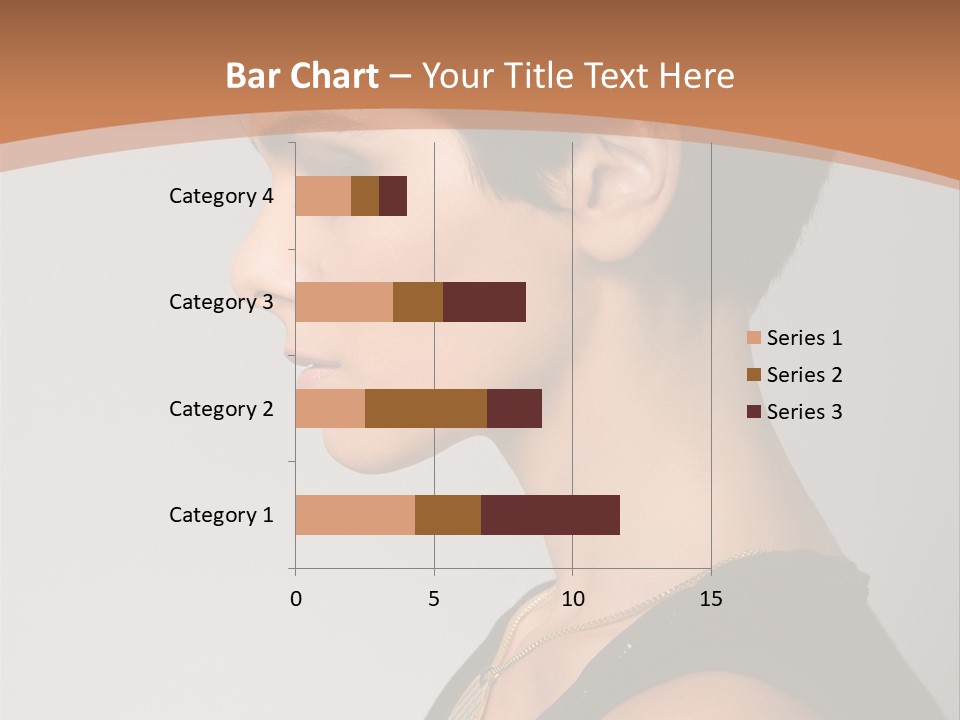 Portrait Short Smiling PowerPoint Template