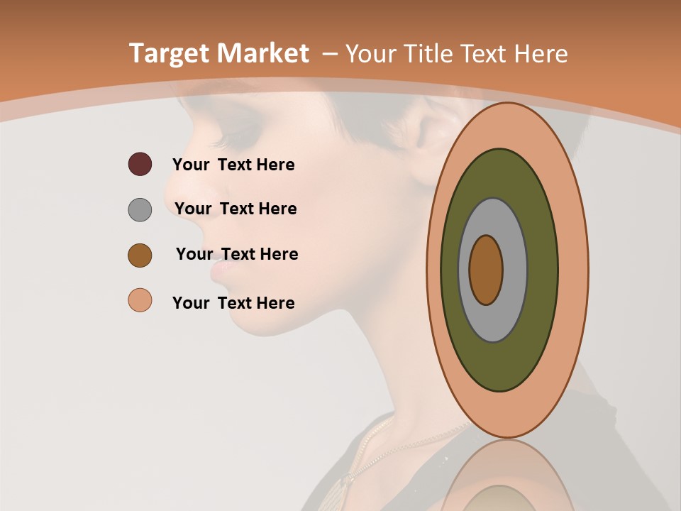 Portrait Short Smiling PowerPoint Template