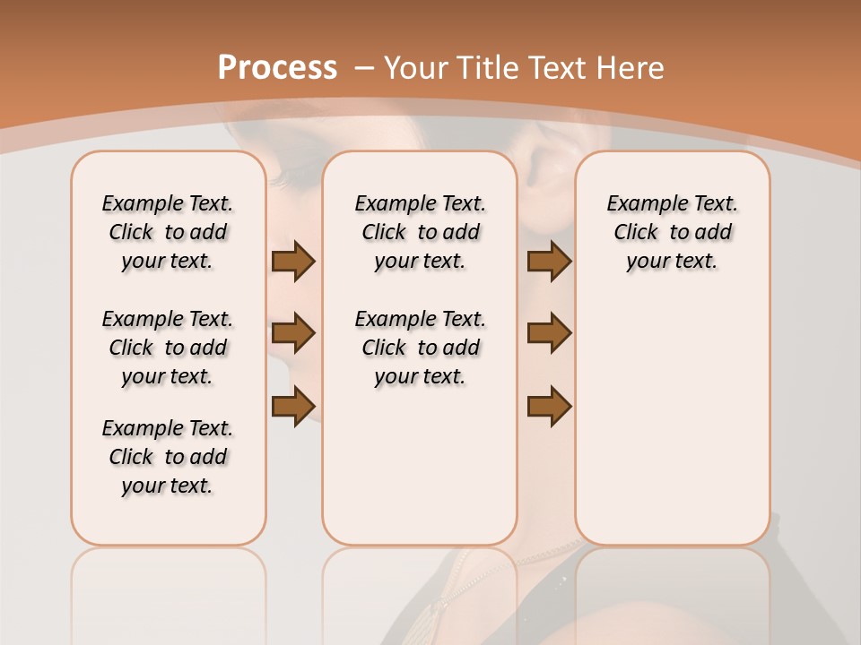Portrait Short Smiling PowerPoint Template