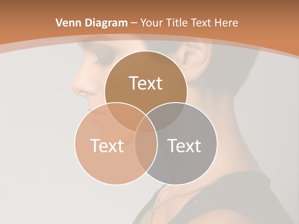 Portrait Short Smiling PowerPoint Template