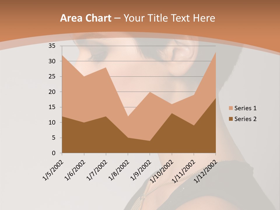 Portrait Short Smiling PowerPoint Template