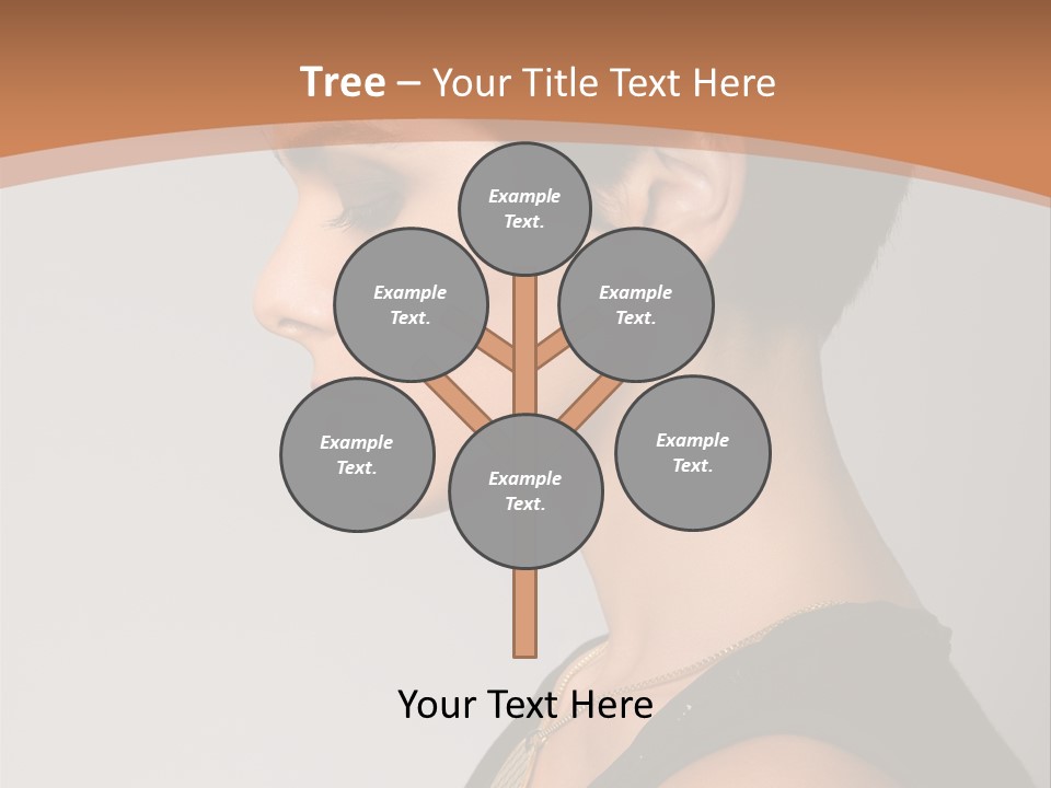 Portrait Short Smiling PowerPoint Template