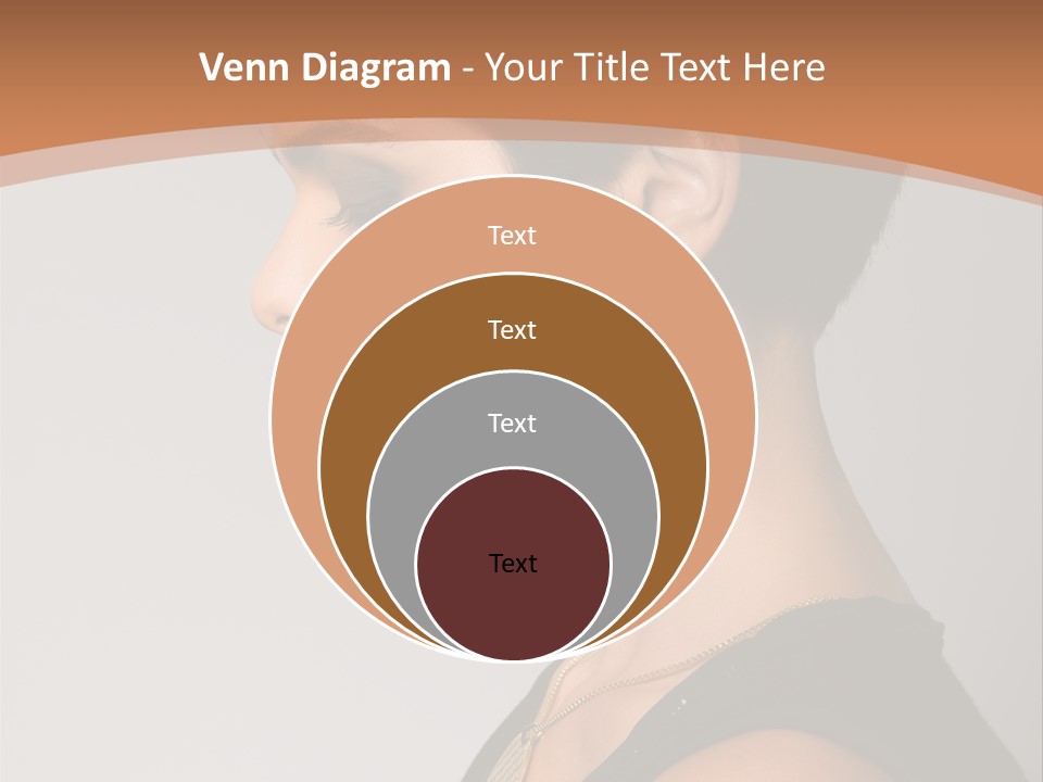 Portrait Short Smiling PowerPoint Template