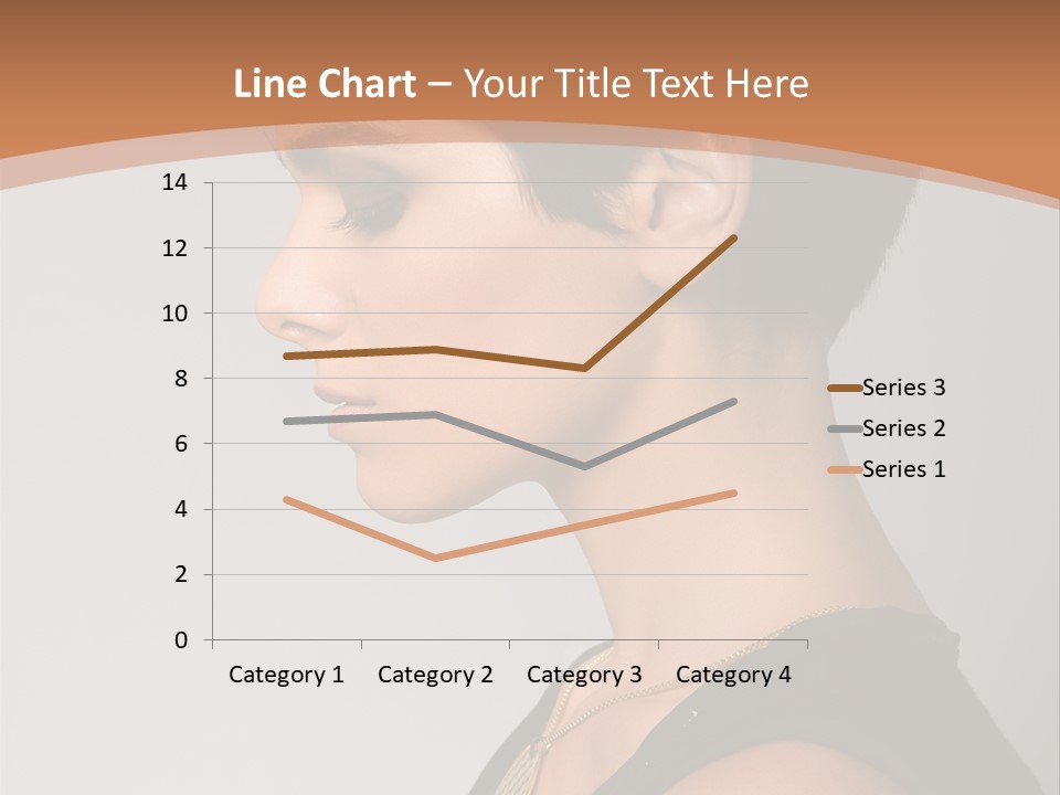 Portrait Short Smiling PowerPoint Template