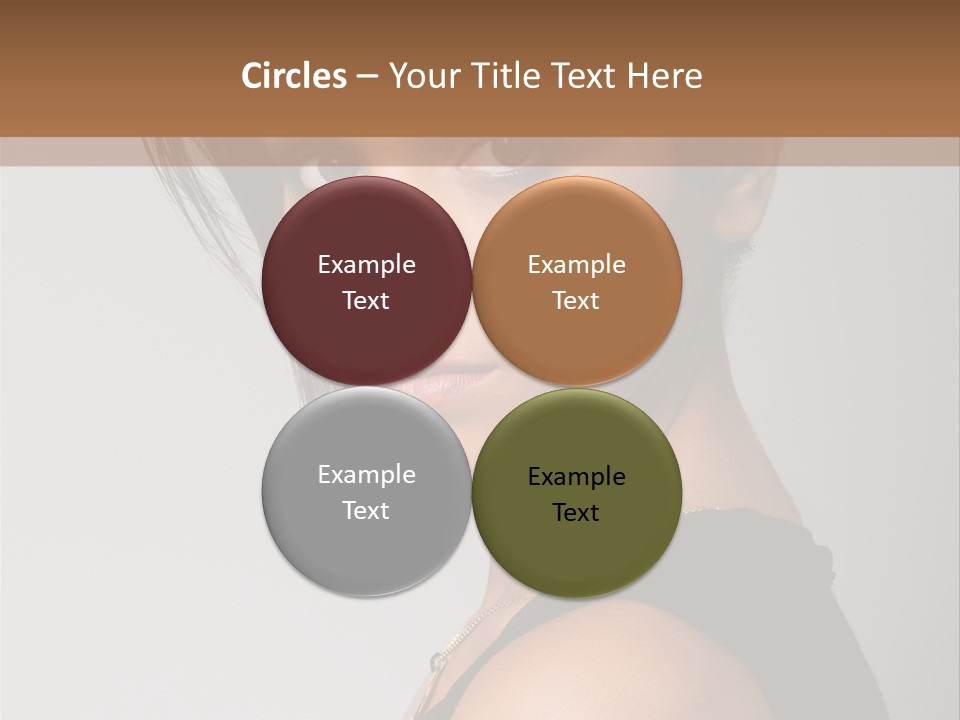 Brown Elegance Brunette PowerPoint Template